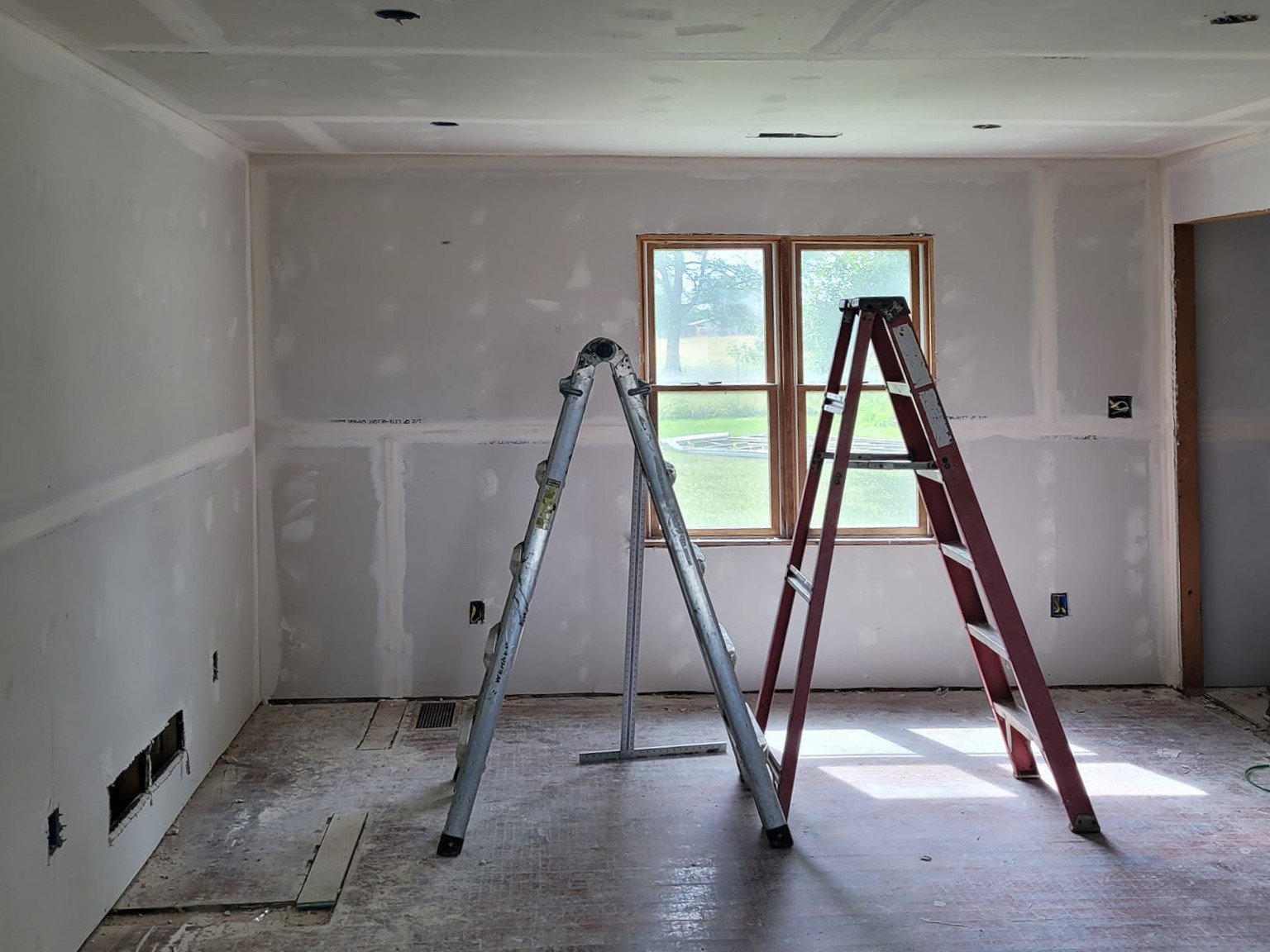 Jarboes Construction interior remodel in progress