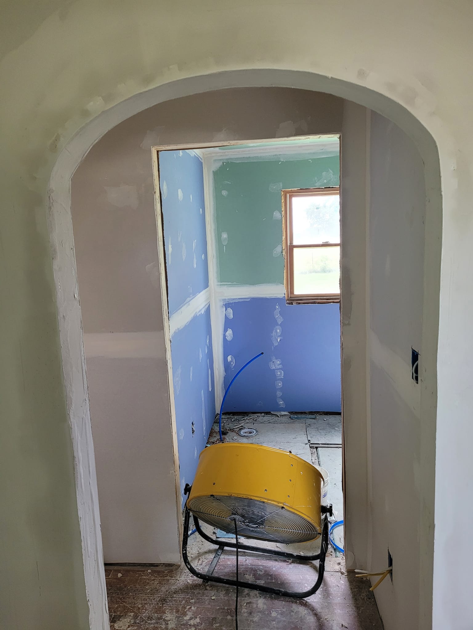 Bathroom remodel in progress